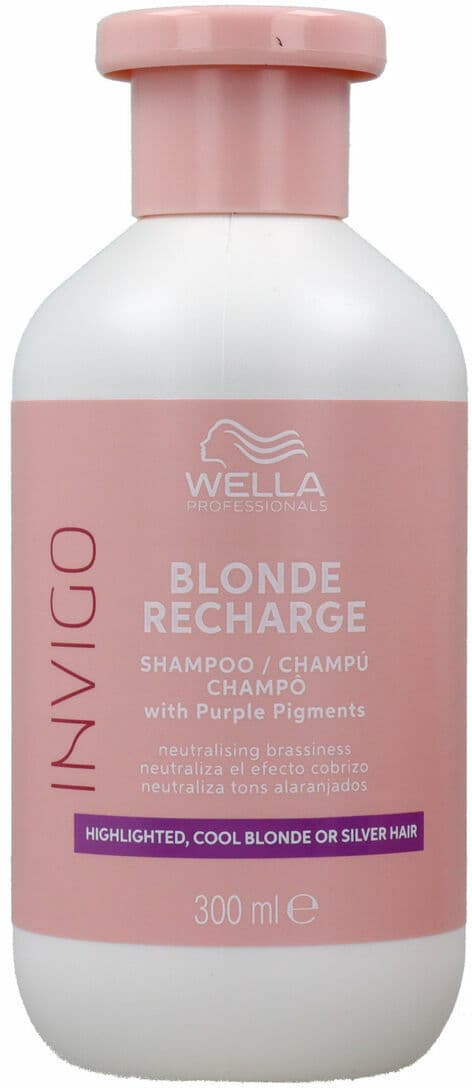 Tinting Shampoo for Blonde hair Wella Invigo Blonde Recharge 300 ml