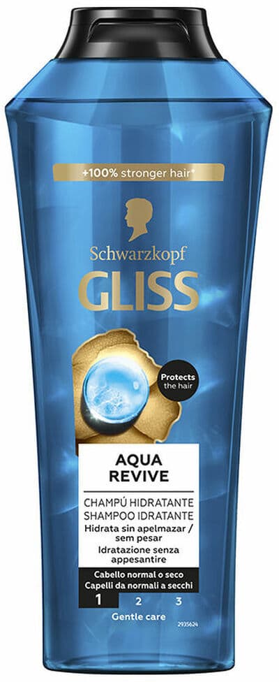 Restorative Shampoo Schwarzkopf GLISS AQUA REVIVE 400 ml