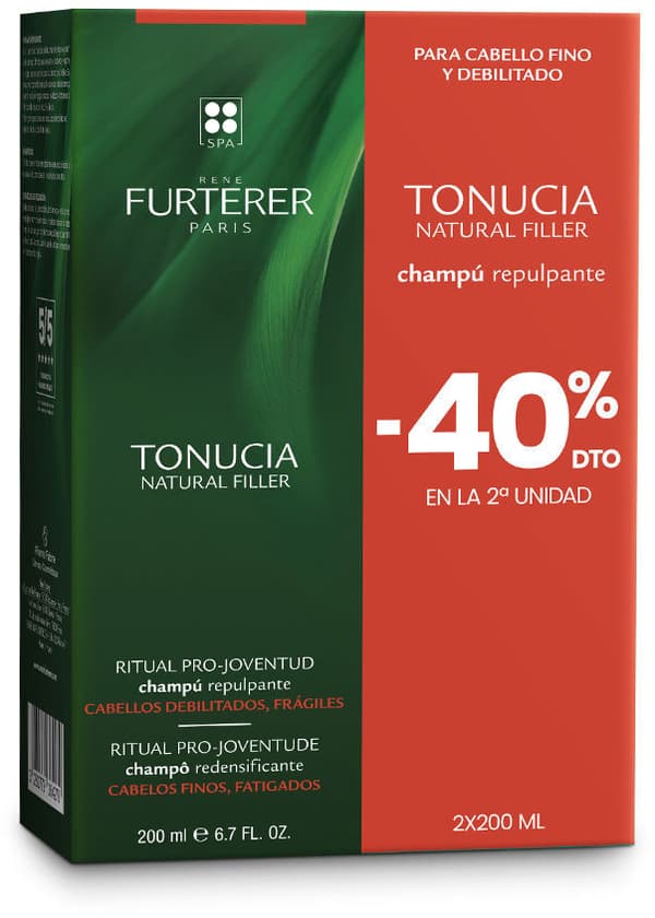 Shampoo Pack Rene Furterer Tonucia Natural Filler Repulping 2 x 200 ml