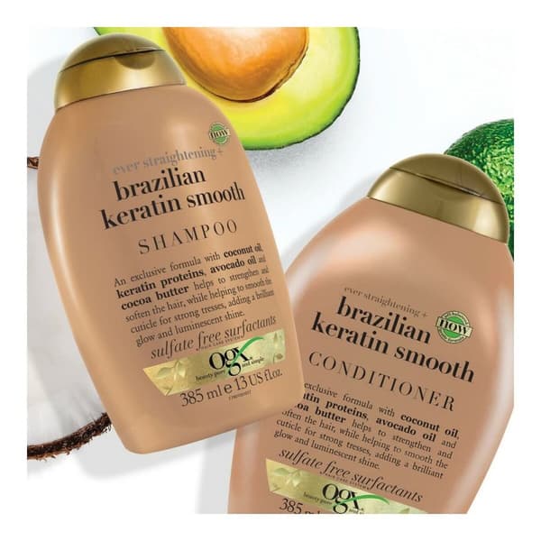 Detangling shampoo OGX Brazilian Keratin 385 ml
