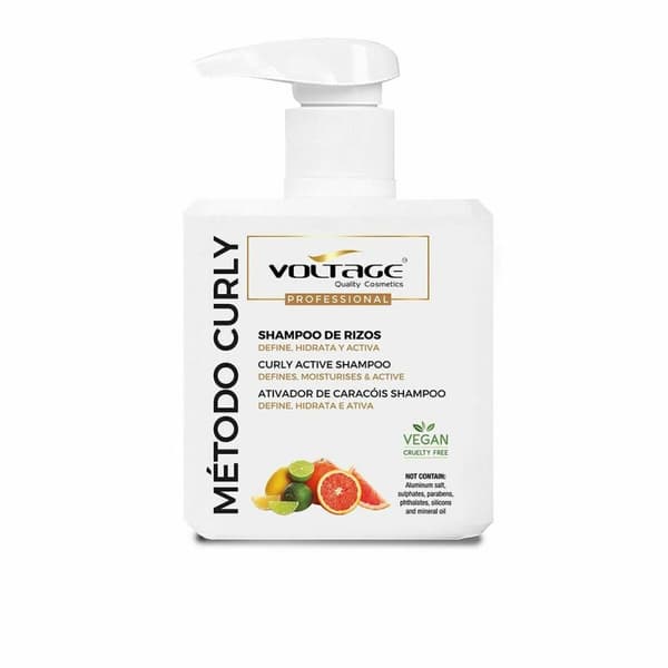 Pienten tiukkojen kiharten shampoo Voltage Rizos Metodo Curly 500 ml