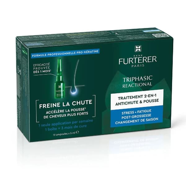 Anti-Håravfall behandling René Furterer Triphasic Reacional