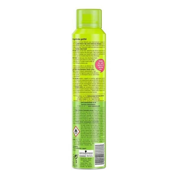Tørrhårsjampo Got2b Extra Schwarzkopf Got2b Champú 200 ml