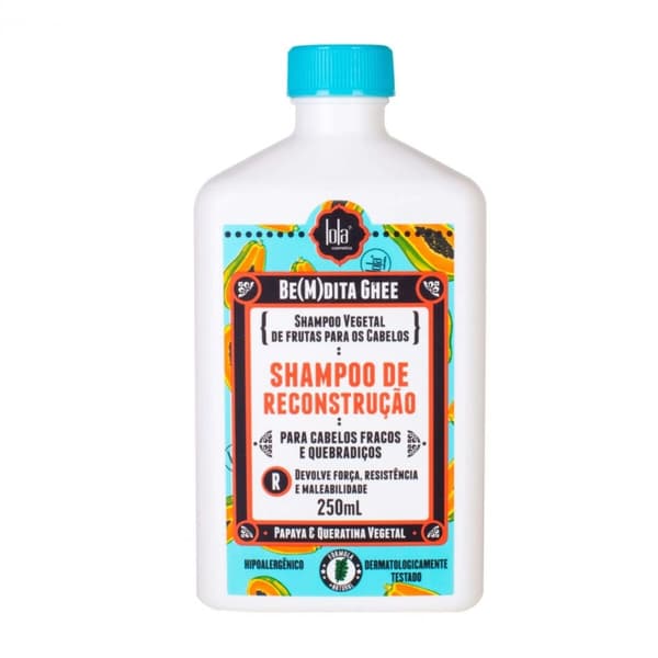 Stärkande schampo Lola Cosmetics Lola Be(M)Dita Ghee Papaya Reconstruction 250 ml