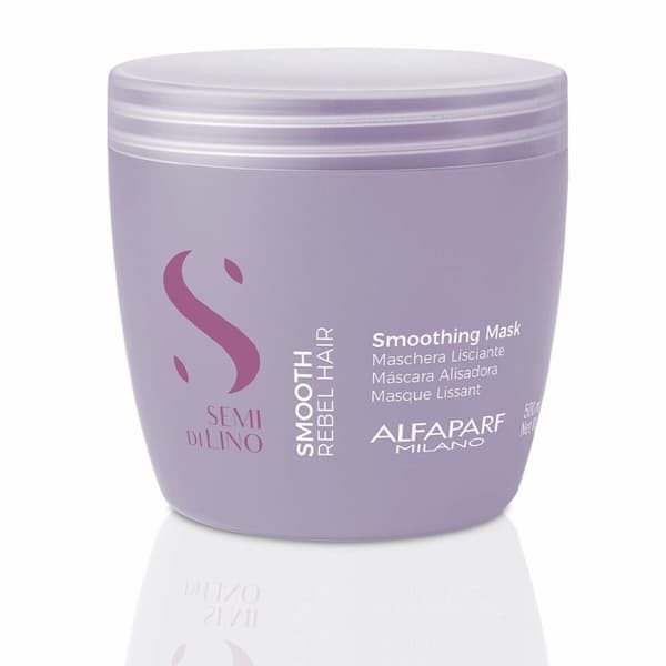 Kosteuttava naamio Alfaparf Milano Semi Di Lino Smooth 500 ml