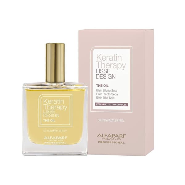 Hårolje Alfaparf Milano Lisse Design Keratin Therapy Silkeaktig finish 50 ml