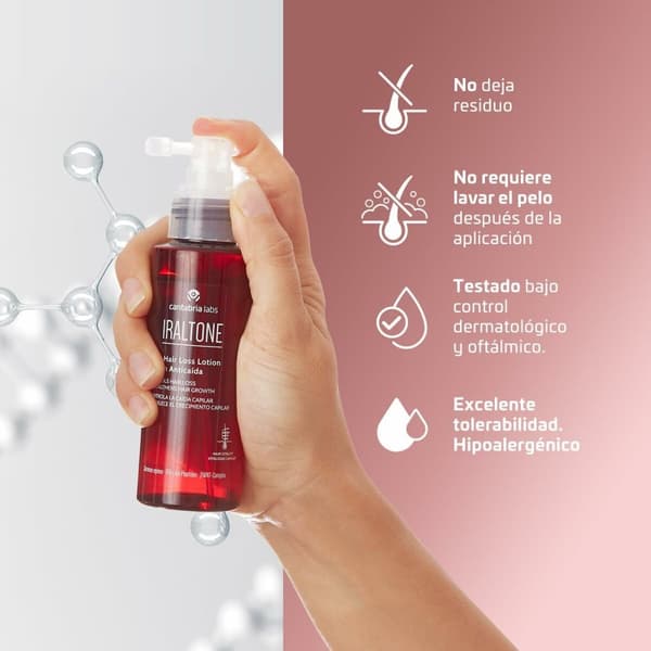 Hiusten lähtöön vaikuttava voide Iraltone IRALTONE CHAMPÚS Y LOCIONES 100 ml