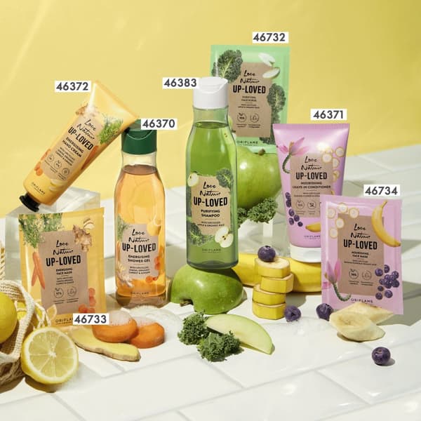 Oriflame Love Nature Up-Loved Purifying Shampoo med återvunnet äpple och ekologisk grönkål 250ml
