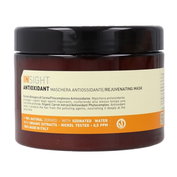 Gjenopprettende Hårmaske Insight Antioxidante Rejuvenecedora 500 ml