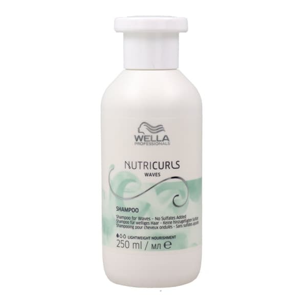 Pienten tiukkojen kiharten shampoo Wella Nutricurls Waves 250 ml