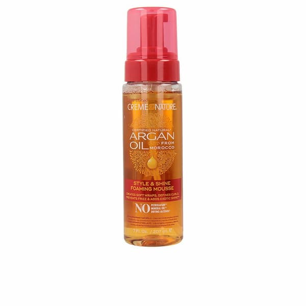 Fikserings-Mousse Creme Of Nature ARGAN OIL 207 ml