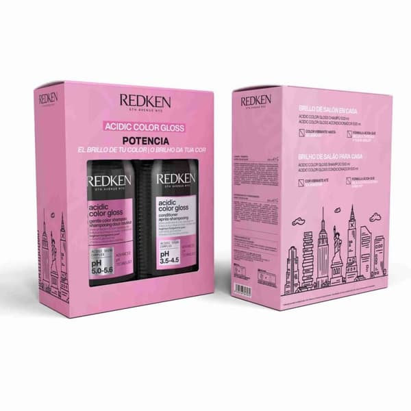 Schampo set Redken ACIDIC COLOR GLOSS 3 Delar