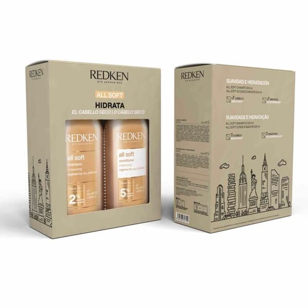 Shampoo sæt Redken ALL SOFT 3 Dele