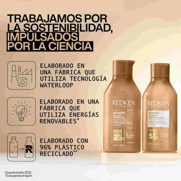 Schampo set Redken ALL SOFT 3 Delar