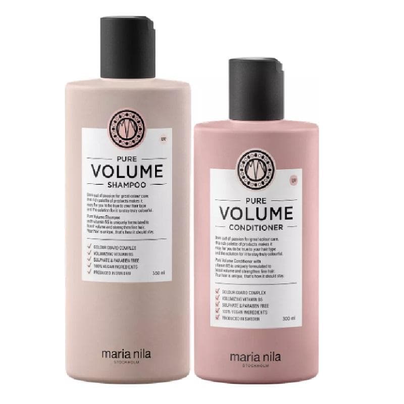 Maria Nila Pure Volume Shampoo 350ml & Conditioner 300ml