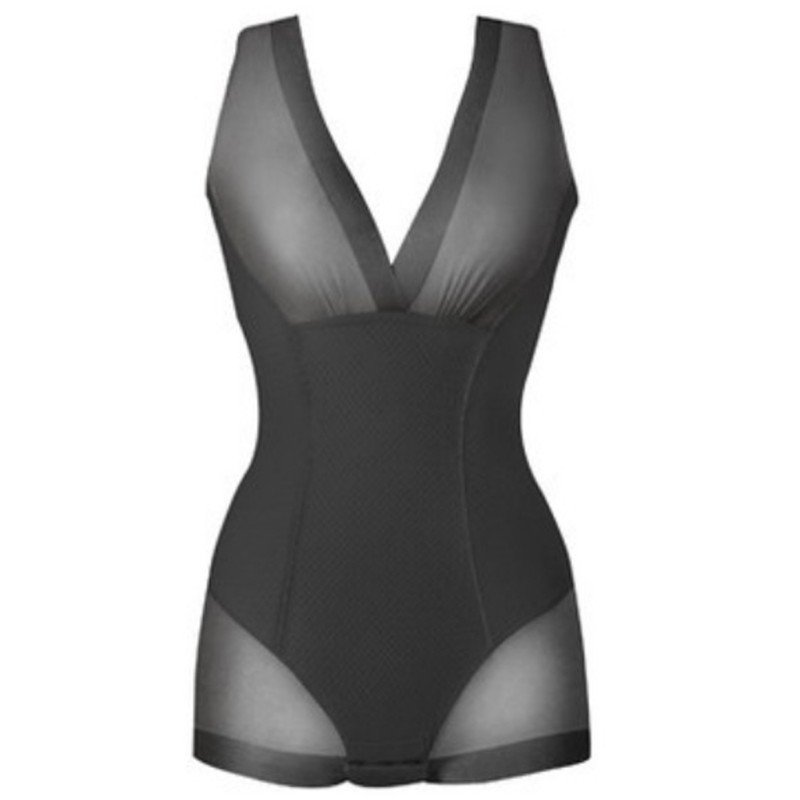 Shapewear Kroppsformande Underkläder, Svart - Storlek XXL