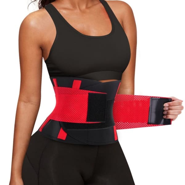 LZ WAIST TRAINER BÄLTE, Red