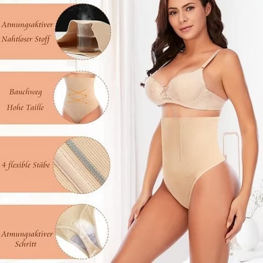 Shapewear,Elastisk Höftlyftande Shapingtrosa -M/L/XL/2XL-Hudfärg/Svart