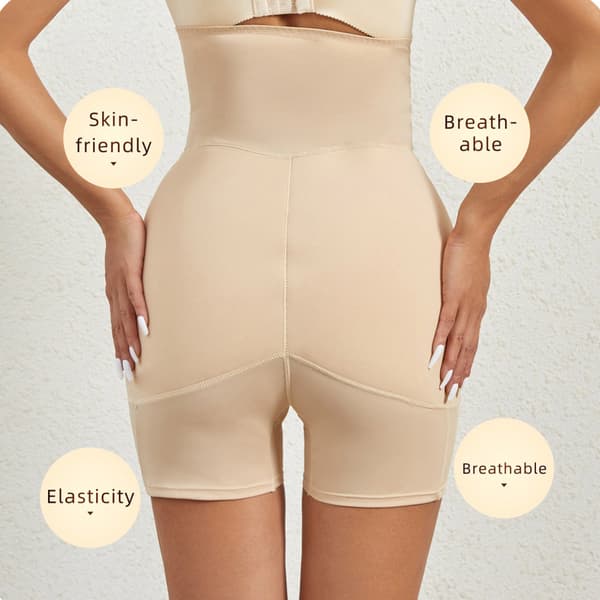 Shapewear med hög midja XL - Beige
