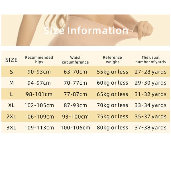Shapewear med hög midja XL - Beige