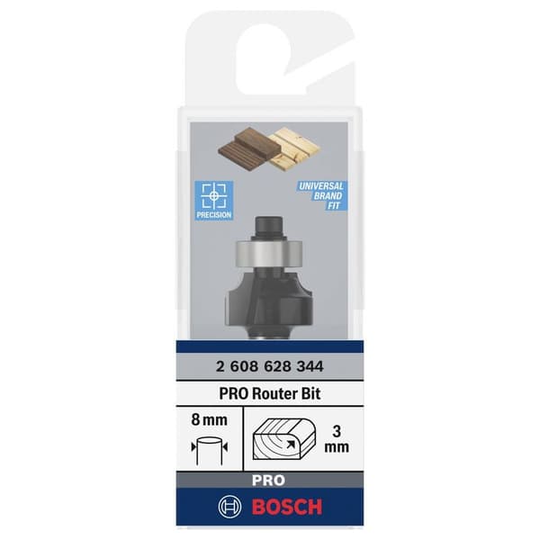 Bosch Accessories 2608628344 Avrundningsfräs HM Längd 53 mm Skaft-Ø 8 mm