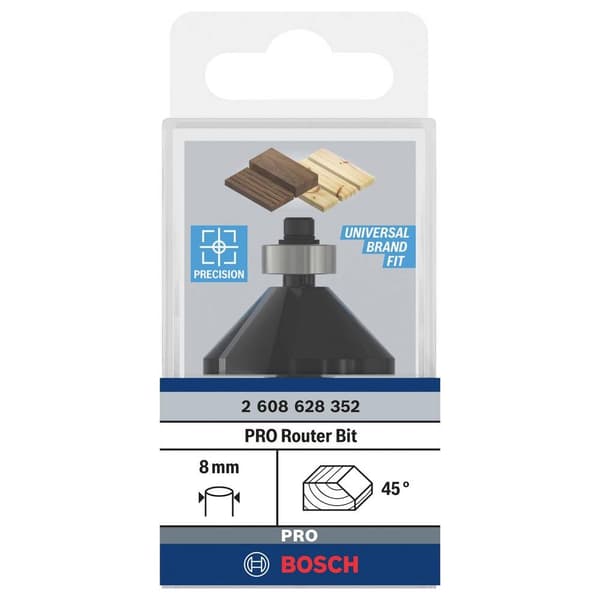 Bosch Accessories 2608628352 Fasfräs HM Längd 56 mm Skaft-Ø 8 mm