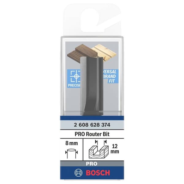 Bosch Accessories 2608628374 Notfräs HM Längd 62 mm Mått - Diameter Ø 12 mm Skaft-Ø 8 mm