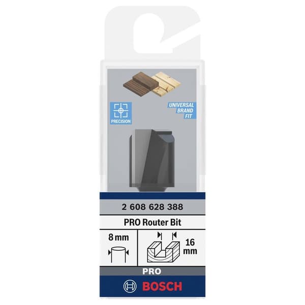 Bosch Accessories 2608628388 Notfräs HM Längd 51 mm Mått - Diameter Ø 16 mm Skaft-Ø 8 mm