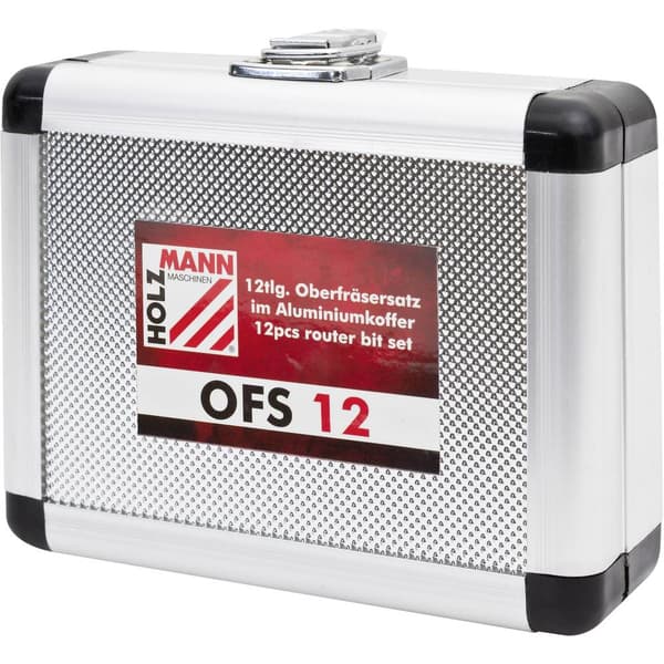Holzmann Maschinen OFS12 Fräs-set Skaft-Ø 8 mm 12 delar