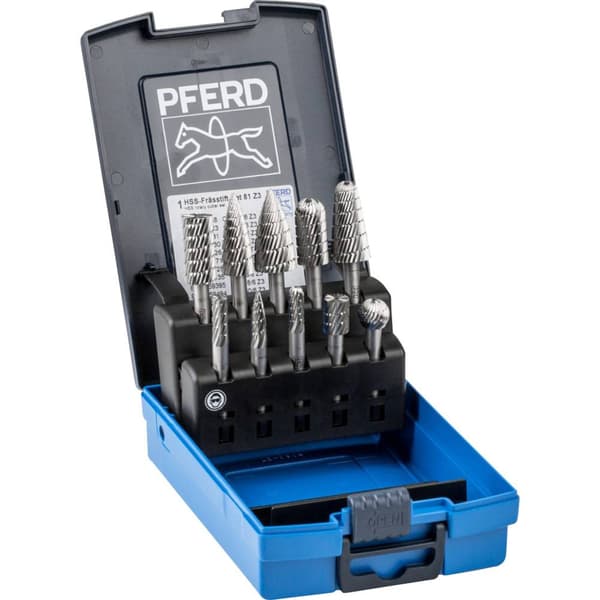 PFERD TOOLS 22900813 Frässtiftset HSS Skaft-Ø 6 mm