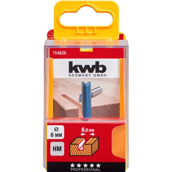 kwb 754620 Notfräs Effektiv längd 20 mm Skaft-Ø 6 mm