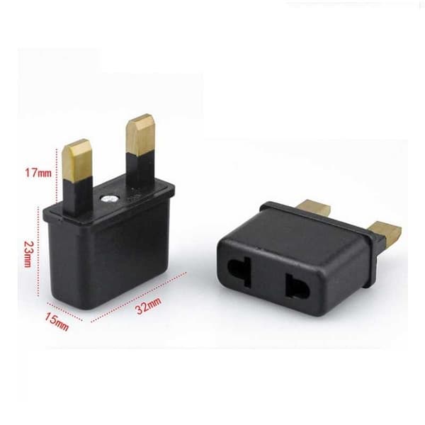 2-PACK Reseadapter EU till UK