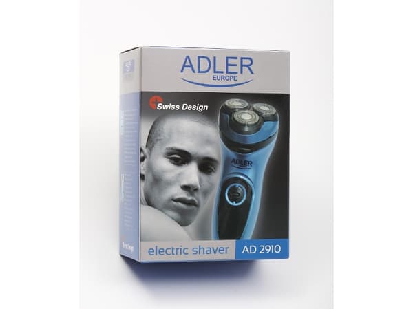 Adler AD 2910, Roterende hode, Blå, Blå, Batteri, 60 timer, 230 V