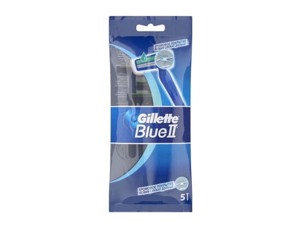 GILLETTE Blue II kertakäyttöinen miesten partakone 5kpl