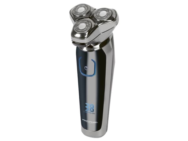 ProfiCare PC-HR 3023, Roterende hode, Kromfarget, Batteri, Lithium-Ion (Li-Ion), 800 mAh, Innebygd batteri