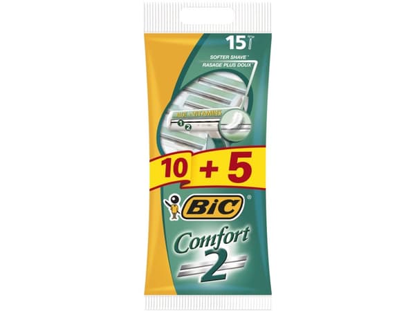 BIC Comfort 2, Vihreä, 15 kpl