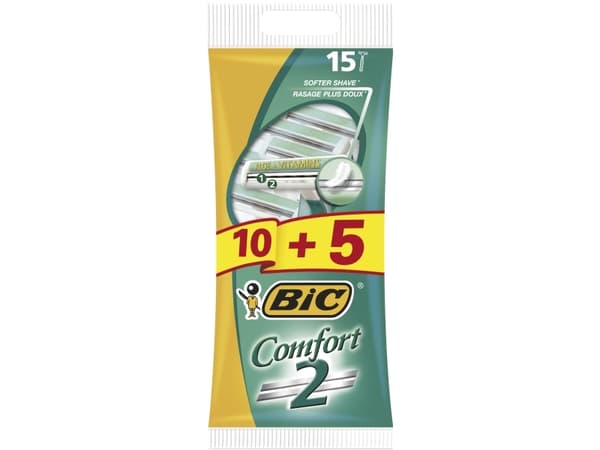 BIC Comfort 2, Vihreä, 15 kpl