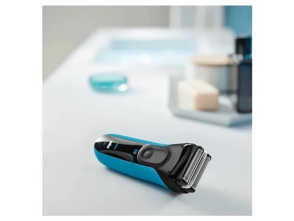 Braun 3010s, Folie shaver, Sort, Blå, Batteri, Nikkel-Metalhydrid (NiMH), 45 t, 1 t