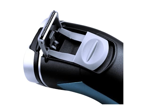 Lucznik ES-2019, Roterende hode, Sort, Blå, Batteri, Innebygd batteri, 45 min, 8 timer