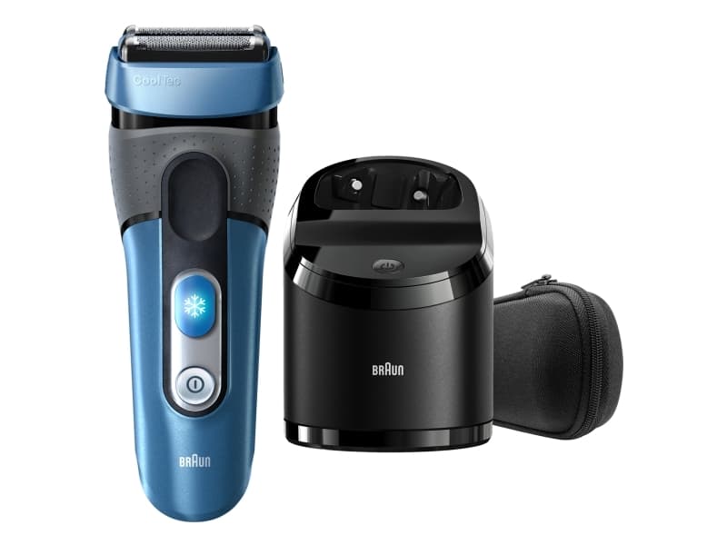 Braun Series 3 CoolTec CT4cc, Folierakapparat, Svart, Blå, Batteri, Litium-Ion (Li-Ion), 45 min, 1 h