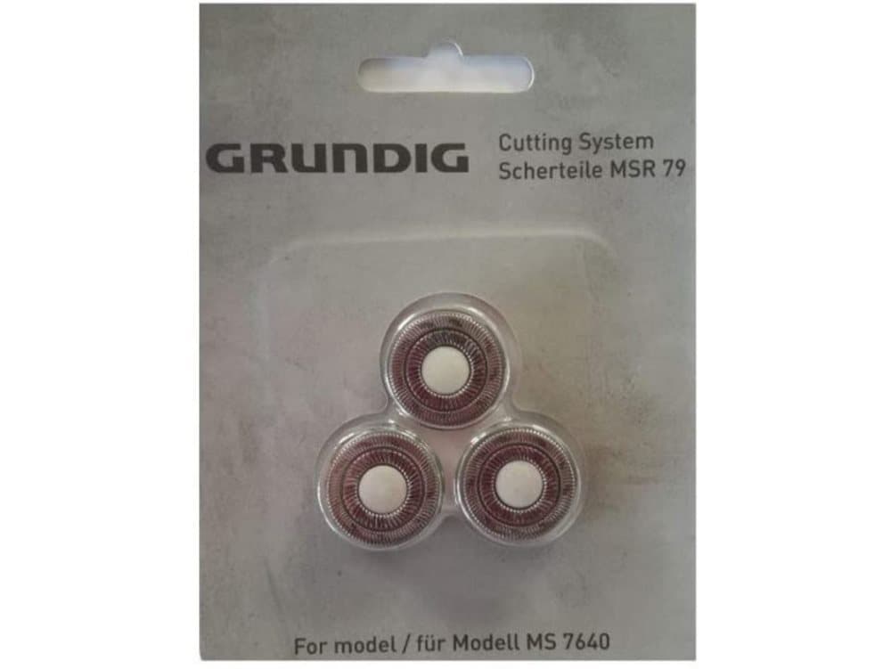 Grundig replacement cutting head MSR79 (silver, for MS 7640)