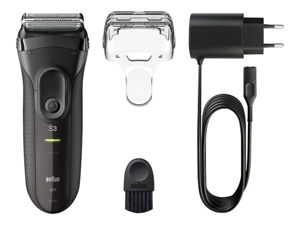 Braun Series 3 3020s - Barbermaskin - trådløs - svart
