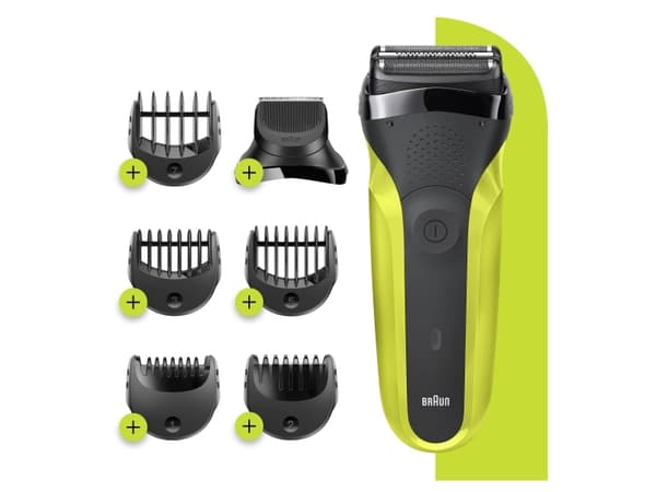 Braun Series 3 81702941, Folierakapparat, Svart, Knappar, LED, Laddning, Energiljus, AC/Batteri