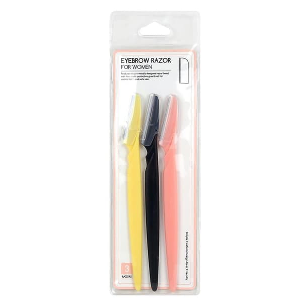 Ögonbrynskniv - Skäggkniv i 3-pack