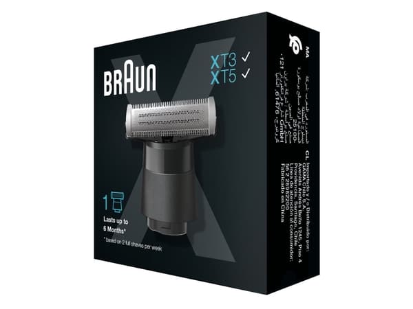 Braun XT10, Rakhuvud, 1 huvuden, Svart, Kina, Braun, Braun Series X