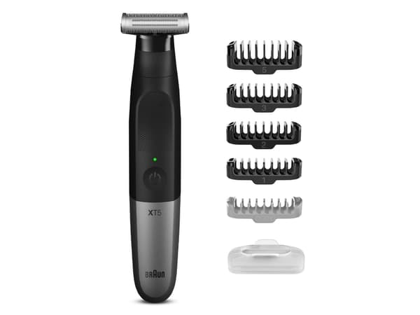 Braun XT5100, Wet & Dry, Batteri, Sort