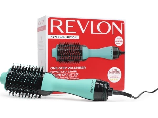 Revlon RVDR5222TE, Varmluftsbørste, Varm, Sort, Teal, AC, 285 mm, 100 mm