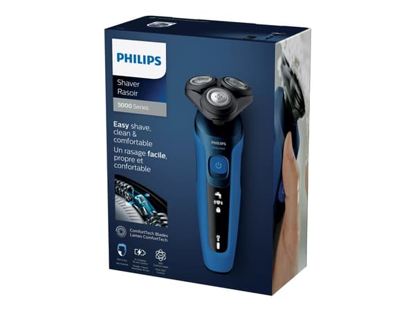 Philips SHAVER Series 5000 S5466 - Rakapparat - sladdlös - mörkblå