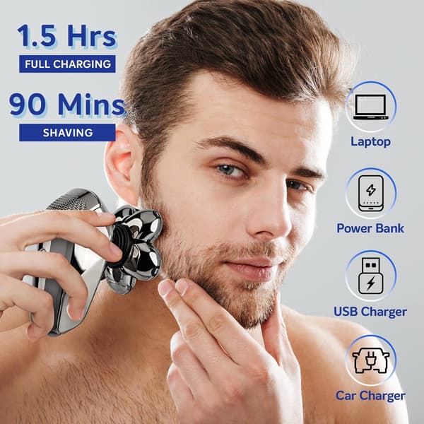INF Multifunksjonell barbermaskin / trimmer for ansiktshår
