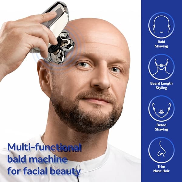 INF Multifunksjonell barbermaskin / trimmer for ansiktshår